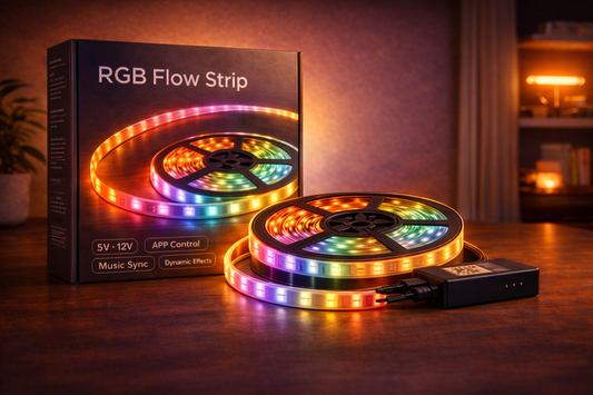 HOMESCENE Programmable RGB LED Strip (12V, 5m)